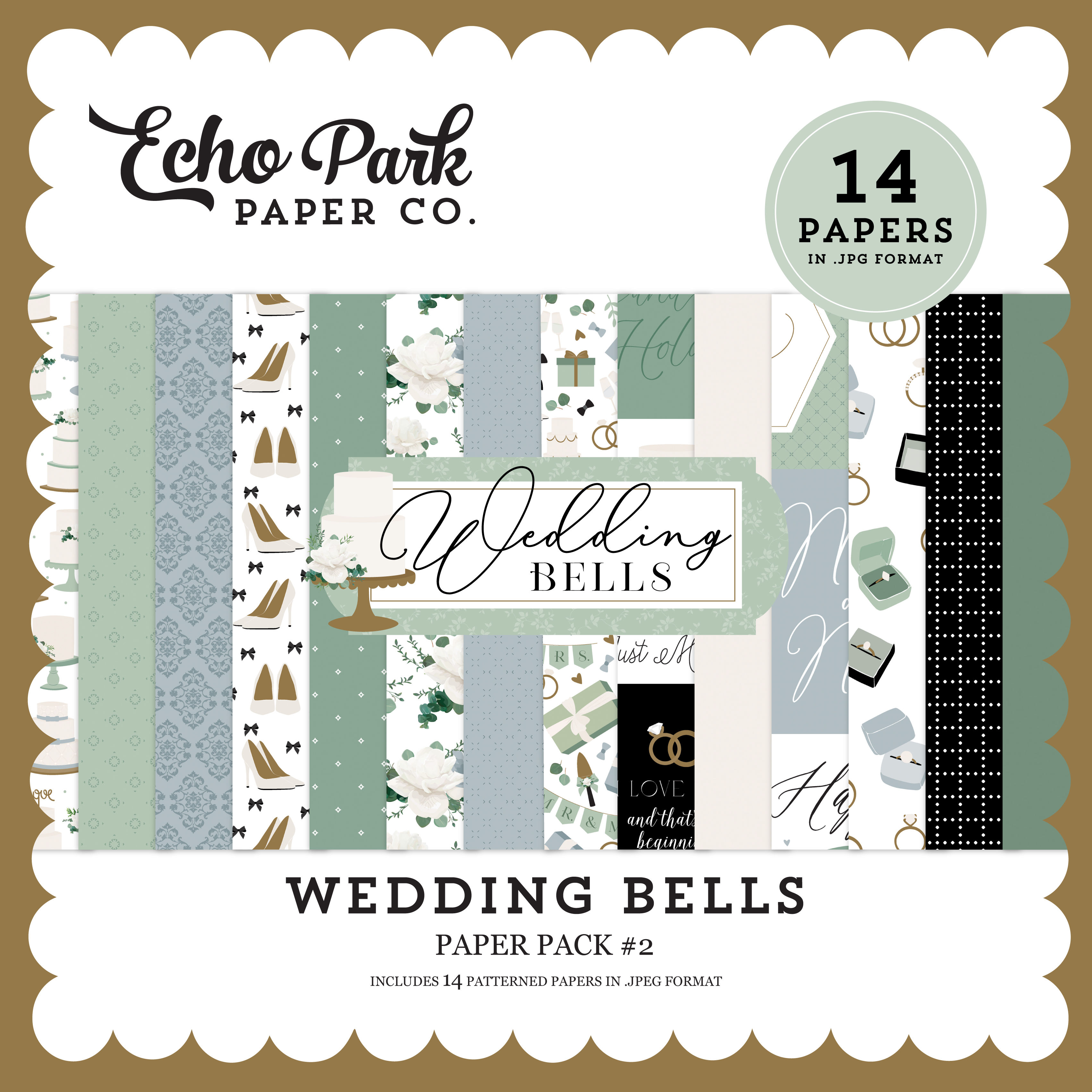 Wedding Bells Paper Pack #2 - Snap Click Supply Co.